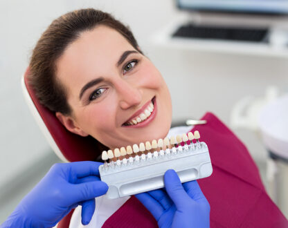 What is the process for getting dental veneers in Columbia, MD